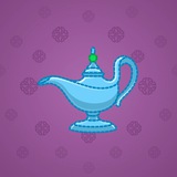 Genie Lamp #3265 Genie Lamp #3265