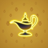 Genie Lamp #3294