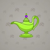 Genie Lamp #3298 Genie Lamp #3298