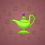 Genie Lamp #3311