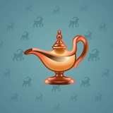 Genie Lamp #3319 Genie Lamp #3319