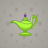 Genie Lamp #3337 Genie Lamp #3337