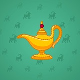 Genie Lamp #3338 Genie Lamp #3338