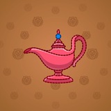 Genie Lamp #3340