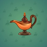 Genie Lamp #3355