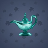 Genie Lamp #3371