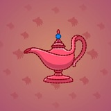 Genie Lamp #3395 Genie Lamp #3395
