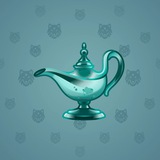 Genie Lamp #3401 Genie Lamp #3401