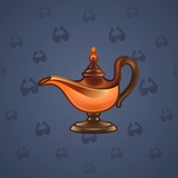 Genie Lamp #3413