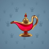Genie Lamp #3420
