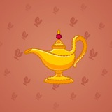 Genie Lamp #3422 Genie Lamp #3422