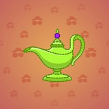 Genie Lamp #3434 Genie Lamp #3434