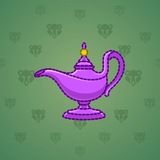 Genie Lamp #3474