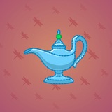 Genie Lamp #3479