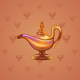 Genie Lamp #3502 Genie Lamp #3502