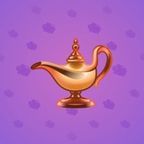Genie Lamp #3530