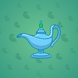 Genie Lamp #3536 Genie Lamp #3536