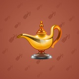 Genie Lamp #3548 Genie Lamp #3548