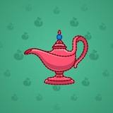 Genie Lamp #3566