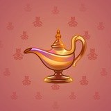 Genie Lamp #3581