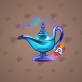 Genie Lamp #3583 Genie Lamp #3583