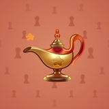 Genie Lamp #3606
