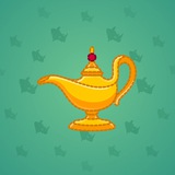 Genie Lamp #3612 Genie Lamp #3612