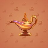 Genie Lamp #3627