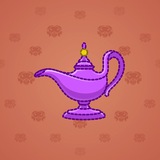 Genie Lamp #3651