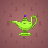 Genie Lamp #3655 Genie Lamp #3655