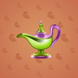Genie Lamp #3666 Genie Lamp #3666
