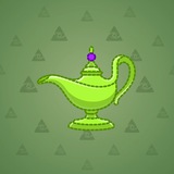 Genie Lamp #3677