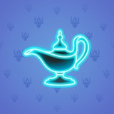 Genie Lamp #3699