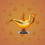 Genie Lamp #3701 Genie Lamp #3701