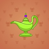 Genie Lamp #3702 Genie Lamp #3702