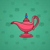 Genie Lamp #3704 Genie Lamp #3704