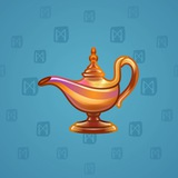 Genie Lamp #3705 Genie Lamp #3705