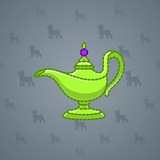 Genie Lamp #3733