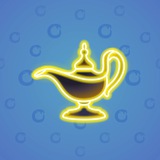 Genie Lamp #3786 Genie Lamp #3786