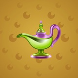 Genie Lamp #3787 Genie Lamp #3787