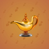 Genie Lamp #3792 Genie Lamp #3792