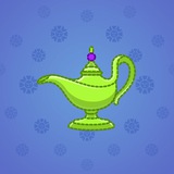 Genie Lamp #3799 Genie Lamp #3799