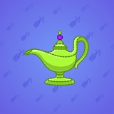 Genie Lamp #3809 Genie Lamp #3809