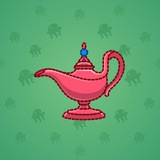 Genie Lamp #3829