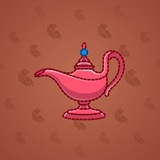 Genie Lamp #3837 Genie Lamp #3837