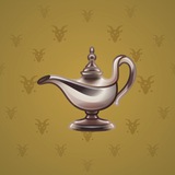 Genie Lamp #3848 Genie Lamp #3848