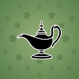 Genie Lamp #3858 Genie Lamp #3858