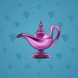 Genie Lamp #3859 Genie Lamp #3859