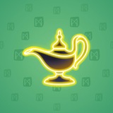 Genie Lamp #3861 Genie Lamp #3861