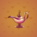 Genie Lamp #3890 Genie Lamp #3890